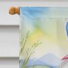Havanese Easter Egg Hunt House Flag Large Porch Sleeve Pole Decorative Outside Yard Banner Artwork Wall Hanging, Polyester, House Size, Multicolor